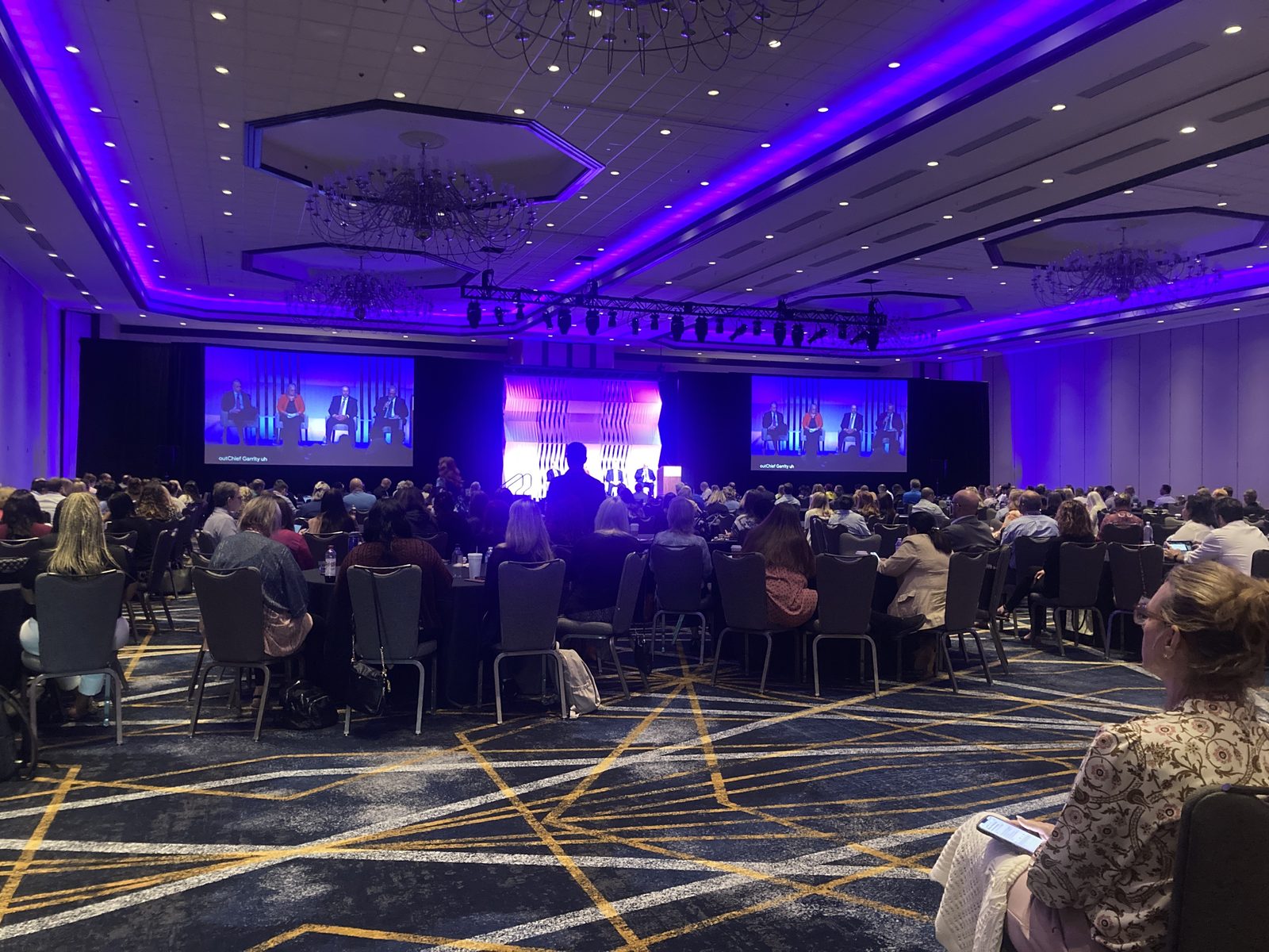 A packed general session in the ballroom at the NACM Annual Conference in Jacksonville